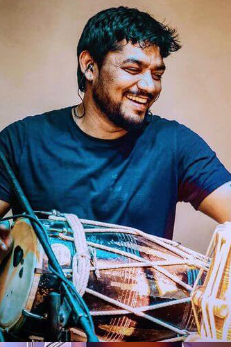 Percussionist Hiten Pawar